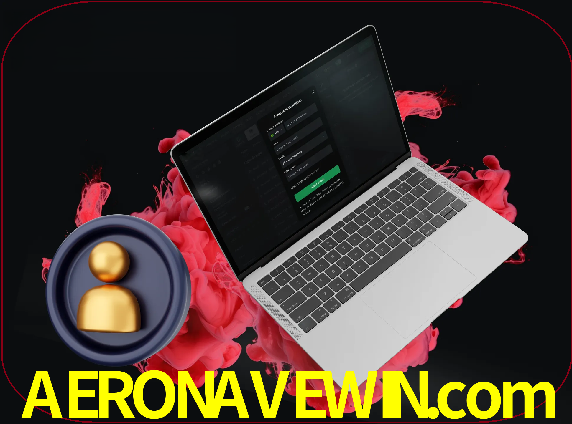 No cabeçalho do site aeronavewin, clique no botão que o levará a um formulário especial onde terá de introduzir as suas informações actuais.