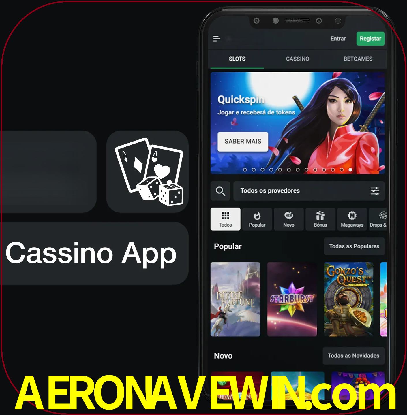 Jogue jogos de cassino e ganhe.