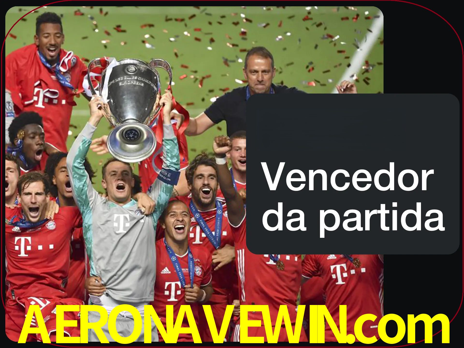 Aposte no vencedor e ganhe uma grande quantia de dinheiro.