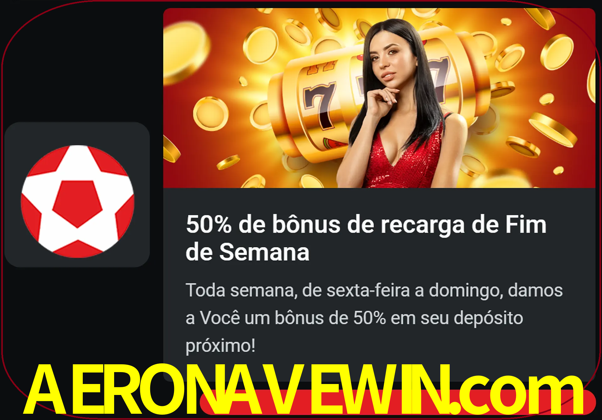 Volte a cada semana para receber novos bônus em dinheiro.