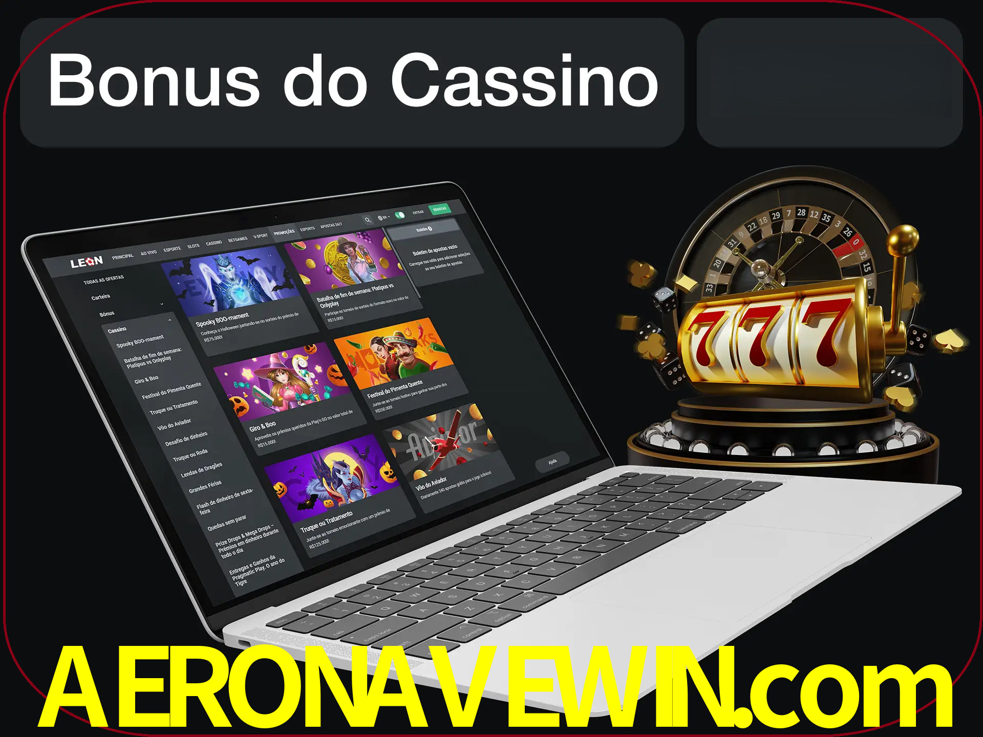 Use o bônus do cassino para começar melhor.